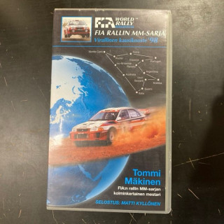 FIA rallin MM-sarja - virallinen kausikooste '98 VHS (VG+/M-) -urheilu-